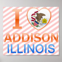 I Love Addison, IL Print