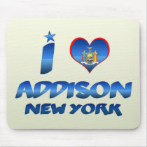I love Addison, New York Mousepads