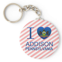 I Love Addison, PA Key Chains