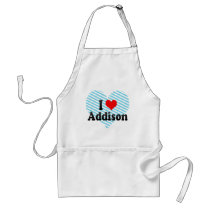 I Love Addison, United States Aprons