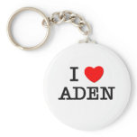 I Love Aden Key Chains