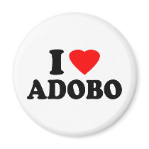 I Love Adobo Fridge Magnet