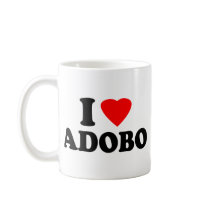 I Love Adobo Coffee Mugs