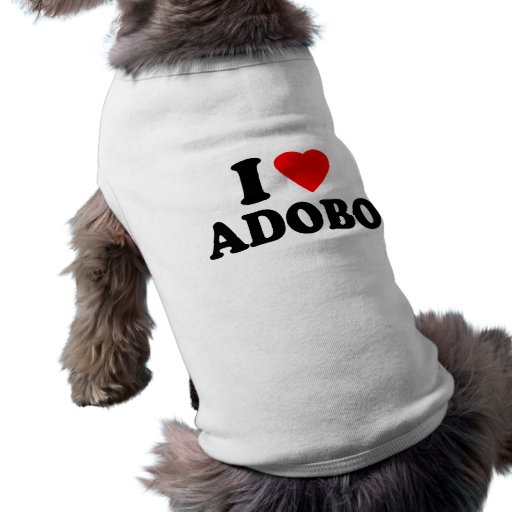 I Love Adobo Pet Tshirt