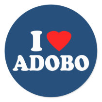 I Love Adobo Sticker