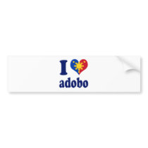 I Love Adobong Pinoy Bumper Stickers