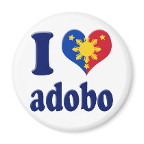 I Love Adobong Pinoy Refrigerator Magnets