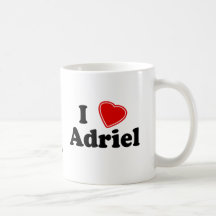 I Love Adriel Coffee Mug