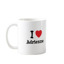I love Adrienne heart T-Shirt Mugs