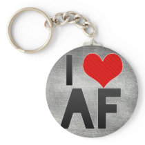 I Love AF Keychain