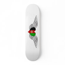 I Love Afganistan -wings Skateboard Deck