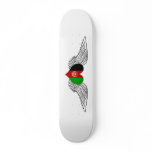 I Love Afganistan -wings Skateboard Deck