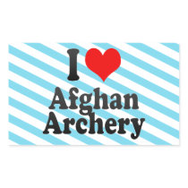 I love Afghan Archery Sticker