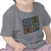 I Love Afghan Hounds T Shirts