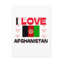 I Love Afghanistan postcards