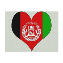 I Love Afghanistan Postcard
