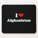 I Love Afghanistan Tshirt Mouse Mats