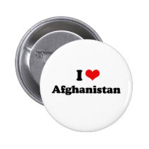 I Love Afghanistan Tshirt buttons