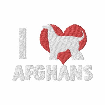 I Love Afghans Hoody by MenagerieMayhem
