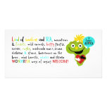 I Love Africa Personalized Photo Card