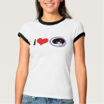 i Love Afro Dog T-Shirt