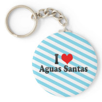 I Love Aguas Santas, Portugal Key Chains