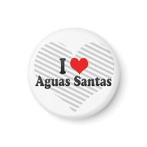 I Love Aguas Santas, Portugal Magnets