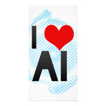 I Love AI Photo Card Template