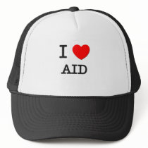 I Love Aid Trucker Hats