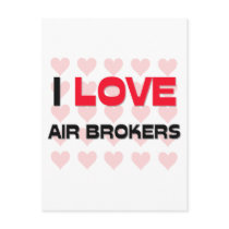 I LOVE AIR BROKERS postcards by professions I LOVE AIR BROKERS postcards
