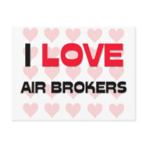 I LOVE AIR BROKERS postcards by professions I LOVE AIR BROKERS postcards