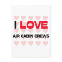 I LOVE AIR CABIN CREWS postcards by professions I LOVE AIR CABIN CREWS postcards