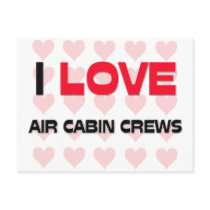 I LOVE AIR CABIN CREWS postcards by professions I LOVE AIR CABIN CREWS postcards