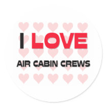 I LOVE AIR CABIN CREWS stickers by professions I LOVE AIR CABIN CREWS stickers