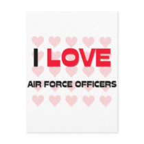 I LOVE AIR FORCE OFFICERS postcards by professions I LOVE AIR FORCE OFFICERS postcards