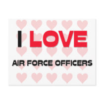 I LOVE AIR FORCE OFFICERS postcards by professions I LOVE AIR FORCE OFFICERS postcards