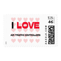 I LOVE AIR TRAFFIC CONTROLLERS postage by professions I LOVE AIR TRAFFIC CONTROLLERS postage