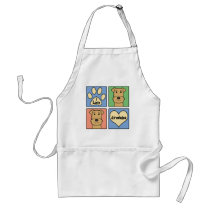 I Love Airedales aprons by dogcartoons I Love Airedales aprons