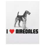 I Love Airedales Custom Letterhead