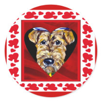 I Love Airedales stickers by Airedales_by_Joanne I Love Airedales stickers