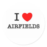 I Love Airfields stickers