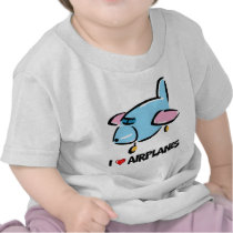 I Love Airplanes Tshirts