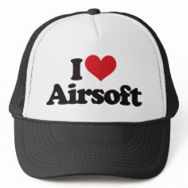 I Love Airsoft Trucker Hats