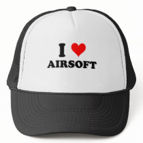 I Love Airsoft Trucker Hat