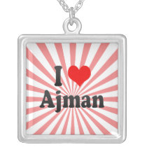 I Love Ajman, United Arab Emirates necklaces