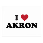 I Love Akron Ohio Post Cards