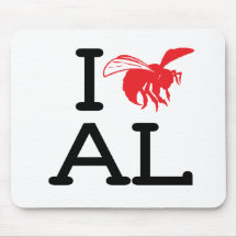 I Love AL - Hornet - Mousepad