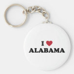 I Love Alabama Keychain