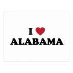 I Love Alabama Post Cards
