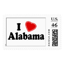 I Love Alabama Stamp